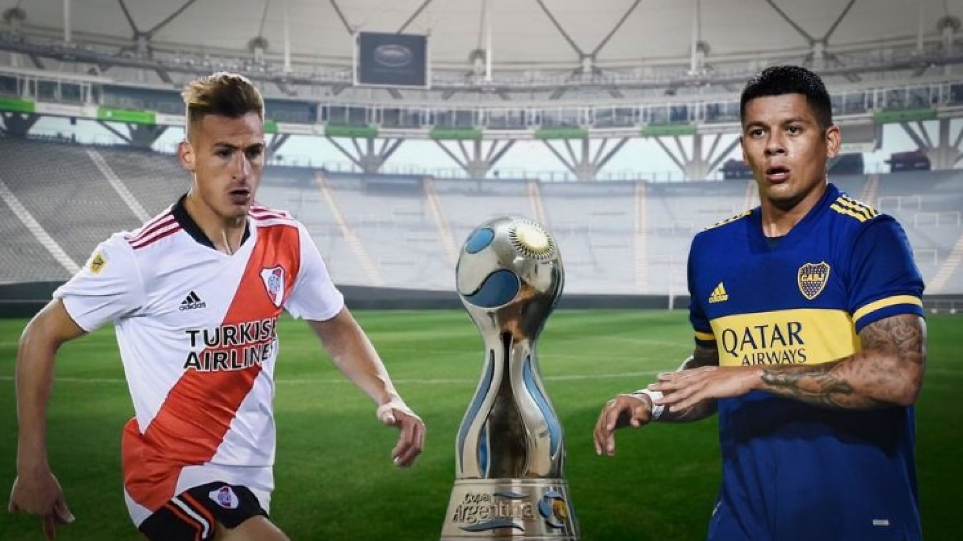 Boca-River, en el primer Superclásico de la história de la Copa Argentina